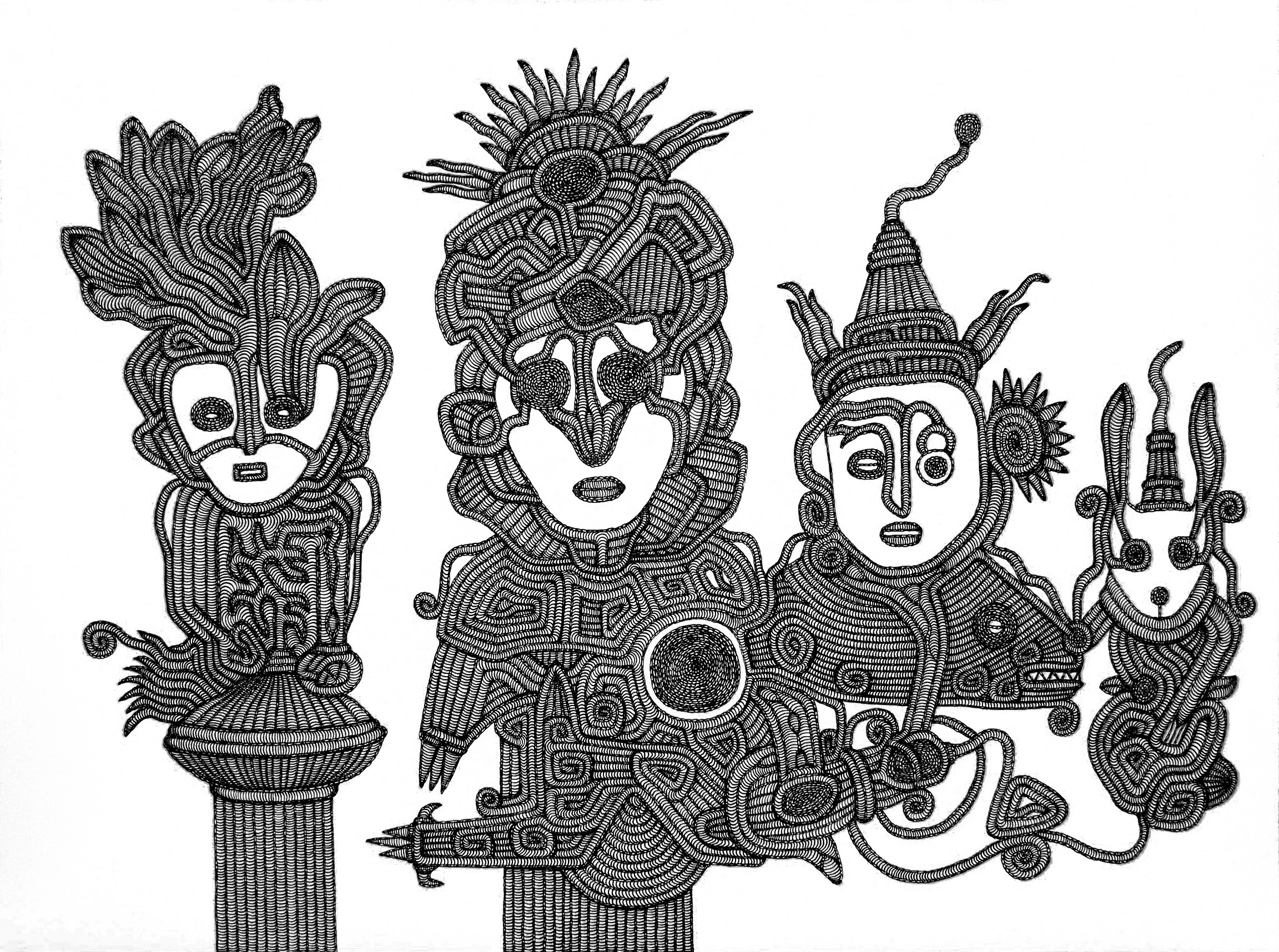 Familia - Jorge Carrera, artiste franco-équatorien